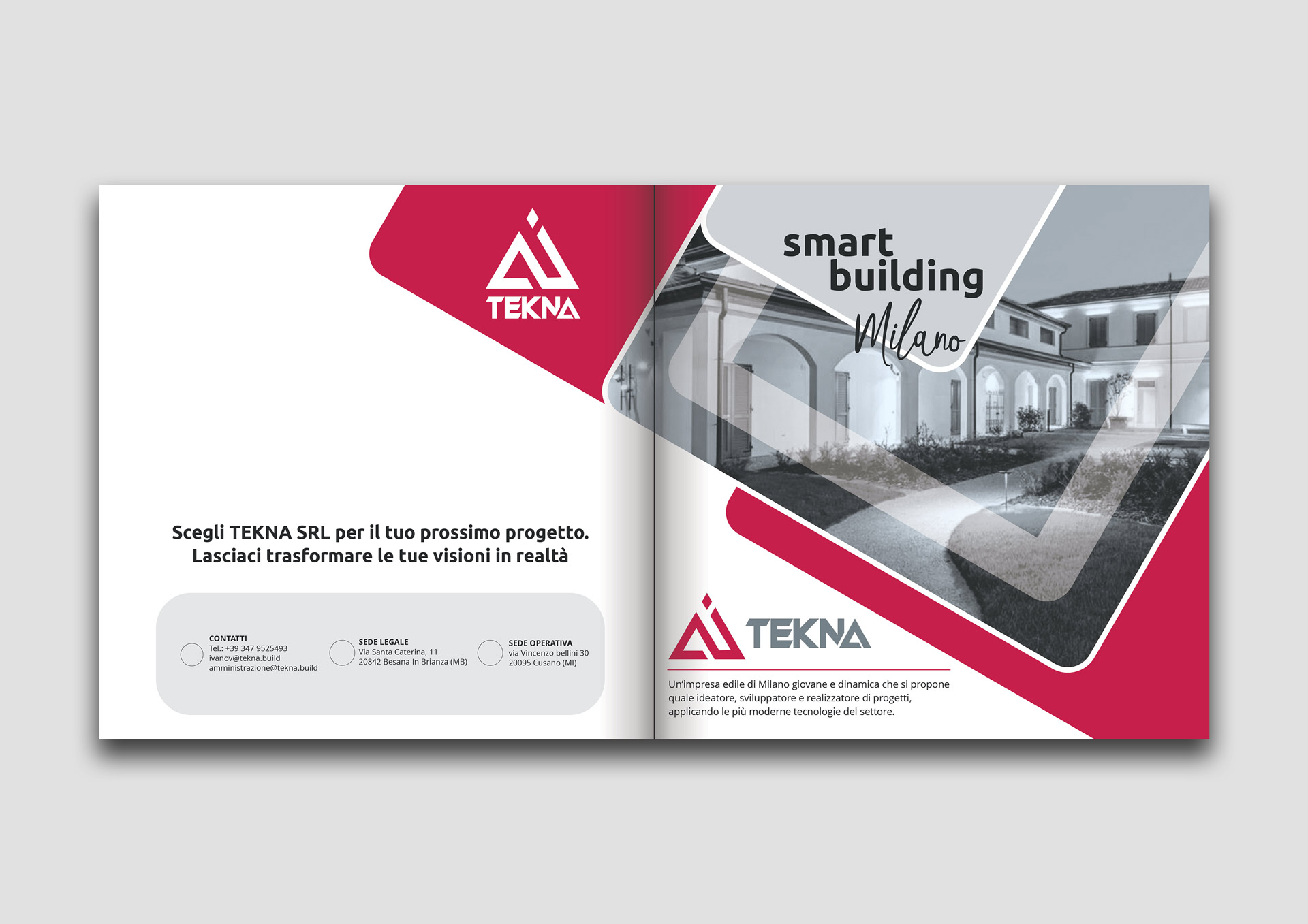 Brochure Impresa Edile MOSAICO Digital Agency