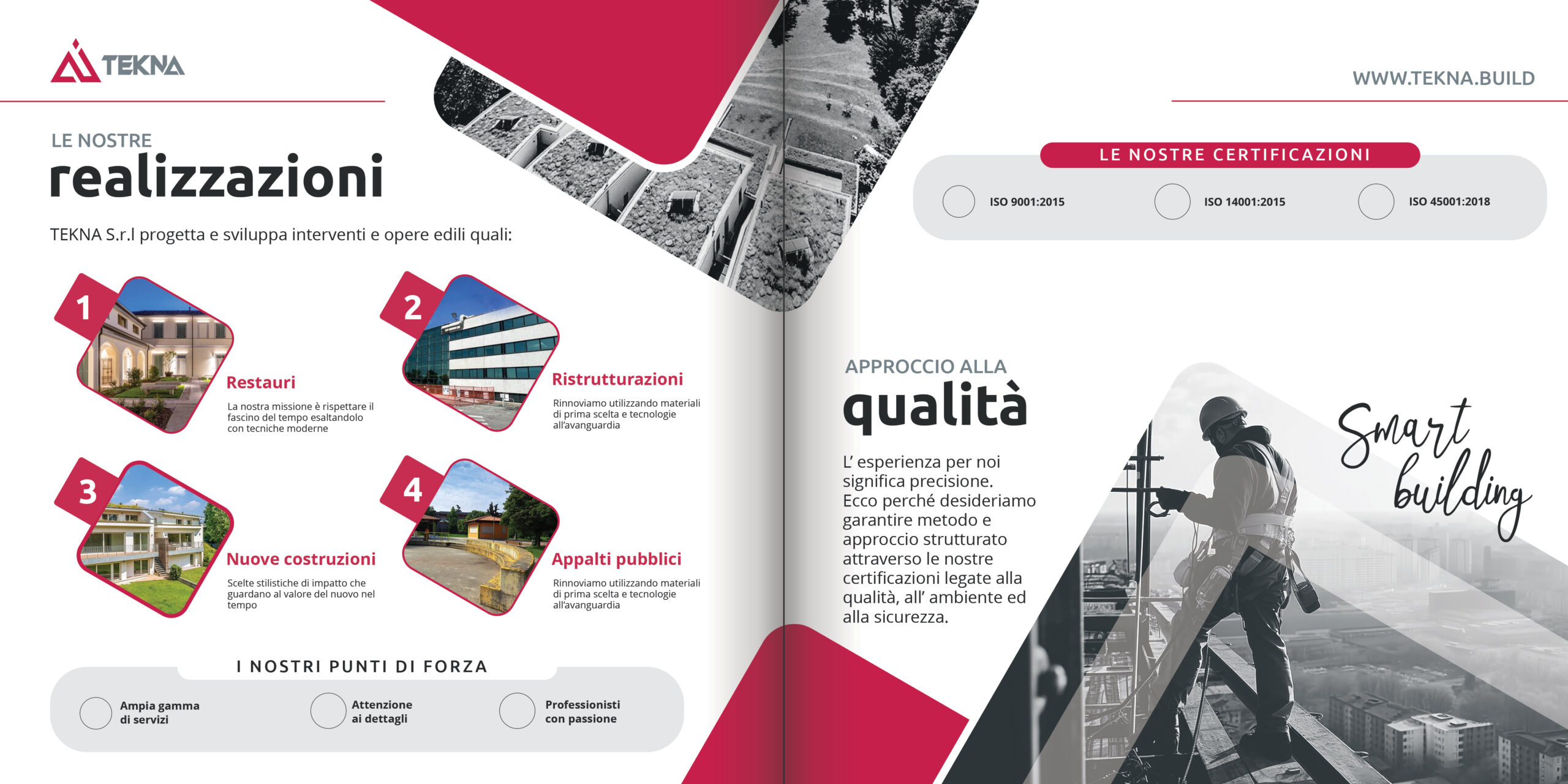 Brochure Impresa Edile MOSAICO Digital Agency